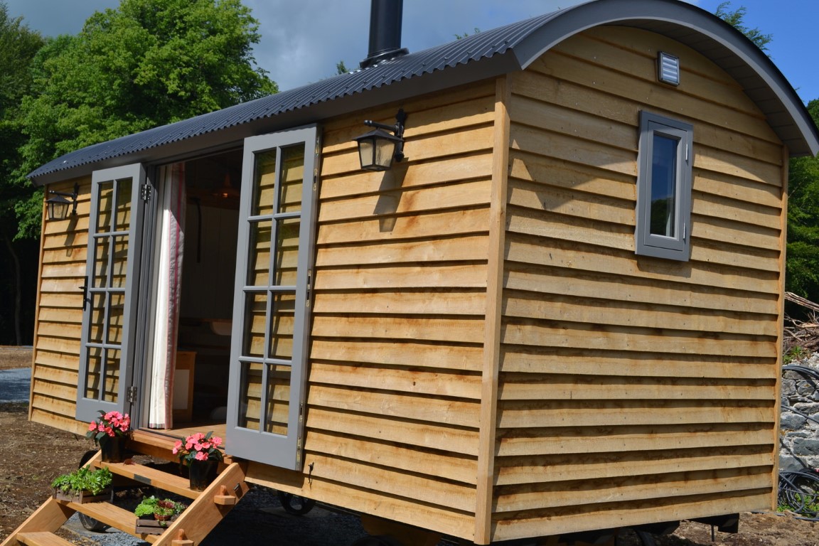 Shepherd Hut at  Virginia Park Lodge